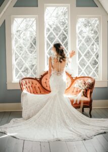 Bride in Grace Cottage